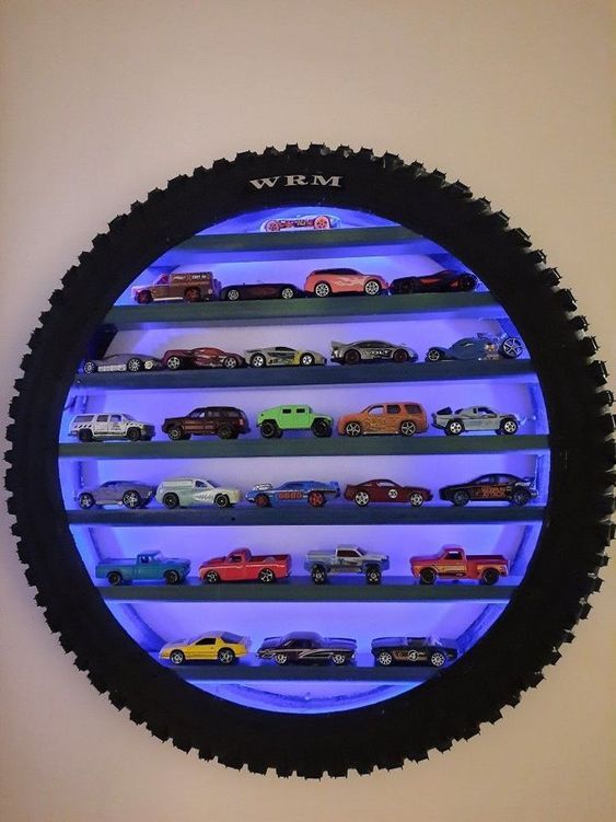 Turn Your Wall Into a Garage
HandMade Luxury Tire Shelf with LED Elegance.
