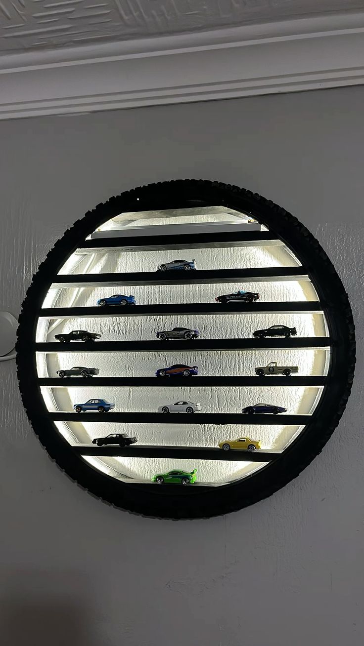 Turn Your Wall Into a Garage
HandMade Luxury Tire Shelf with LED Elegance.