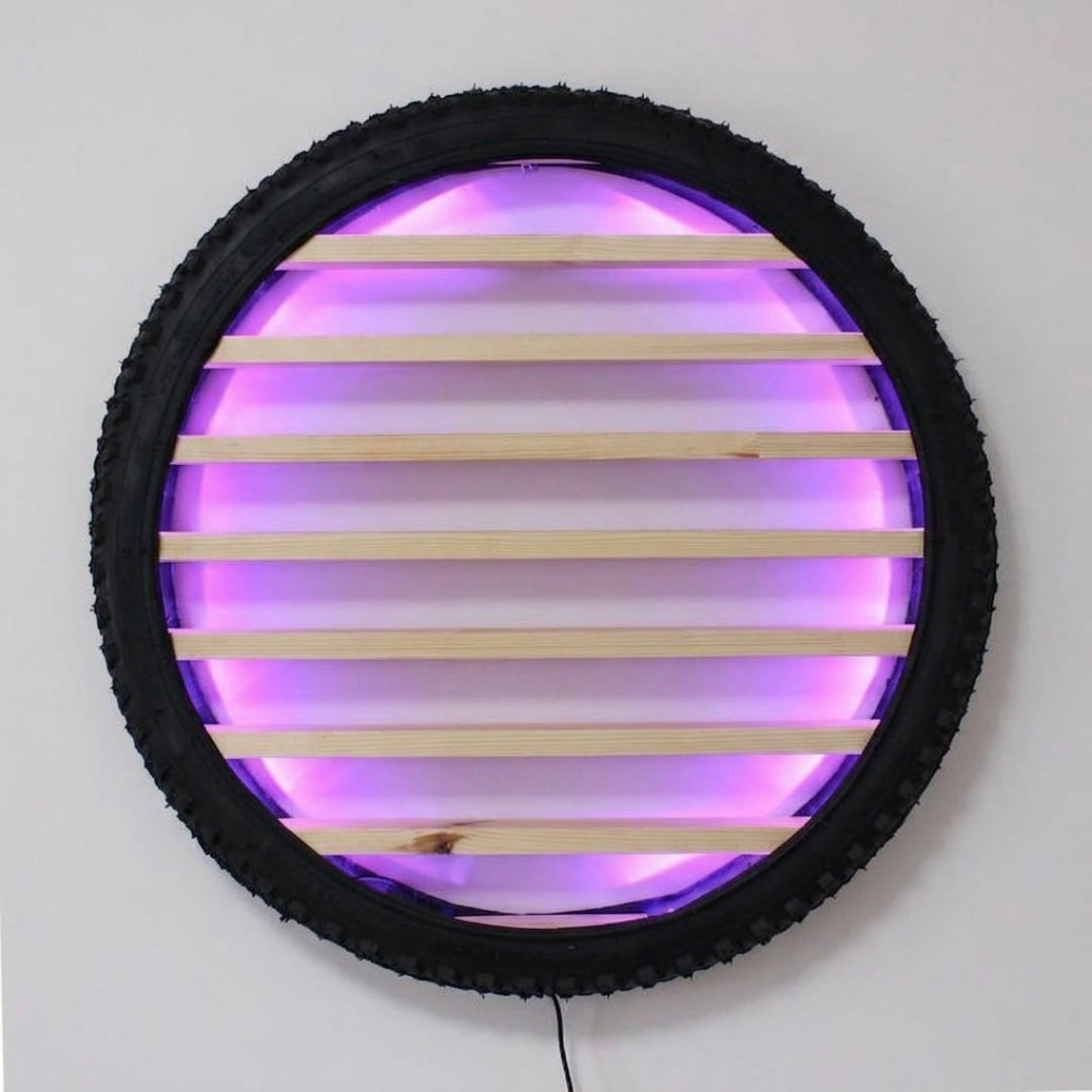 Turn Your Wall Into a Garage
HandMade Luxury Tire Shelf with LED Elegance.